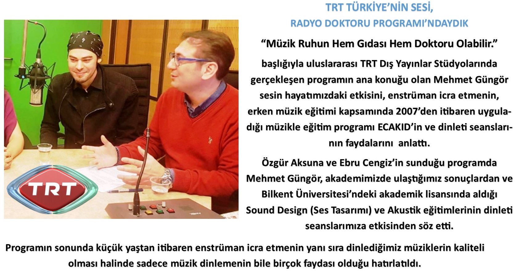 Ankara Ramel Sanat — TRT Türkiyenin Sesi Ramel